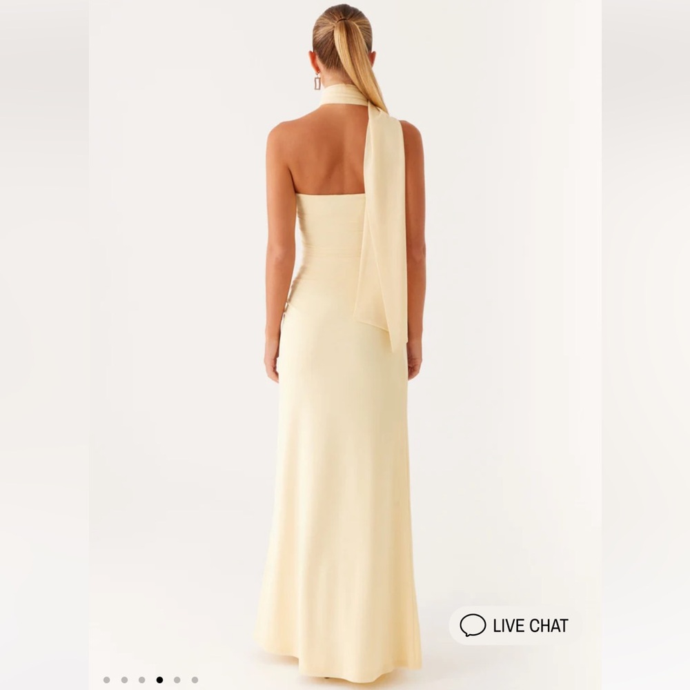 Peppermayo Songbird Maxi Dress- Yellow Size 4 - Picture 2 of 4